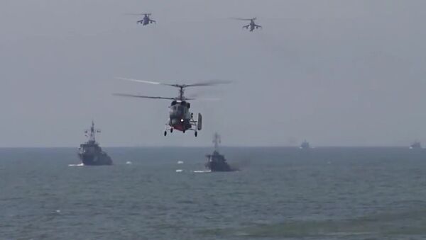 Russian Baltic Fleet Marines Practice Amphibious Assault - اسپوتنیک ایران  