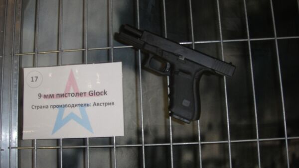 کلت Glock ساخت اتریش، نمایشگاه بین المللی تجهزات نظامی آرمی 2017 - مسکو - اسپوتنیک ایران  