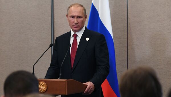 ولادیمیر پوتین رئیس جمهور روسیه در اجلاس بریکس - اسپوتنیک ایران  