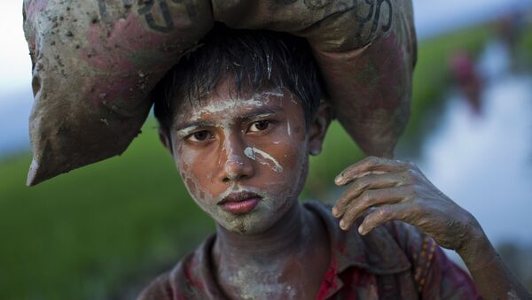 پسربچه روهینگیا  از اقلیت قومی میانمار - اسپوتنیک ایران  