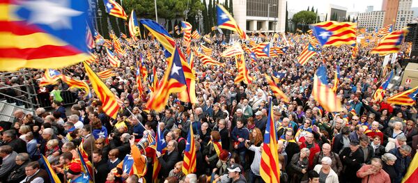 رای 90 درصدی شرکت کنندگان به استقلال کاتالونیا - اسپوتنیک ایران  