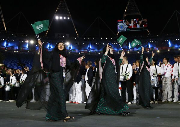 حضور ورزشکاران زن سعودی در بازی های تابستانی المپیک در لندن - اسپوتنیک ایران  