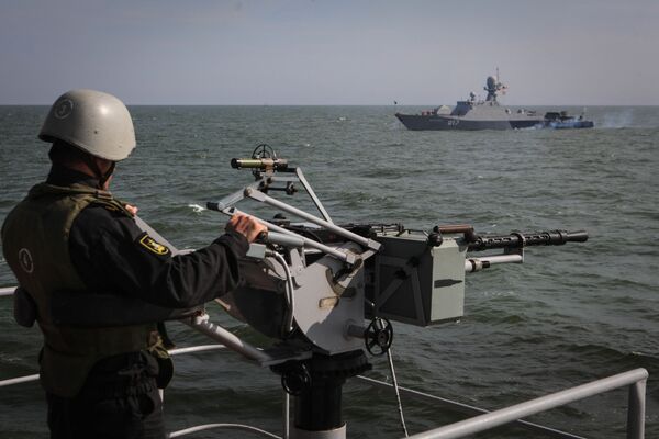 رزمایش ناوگان روسیه در دریای خزر - اسپوتنیک ایران  
