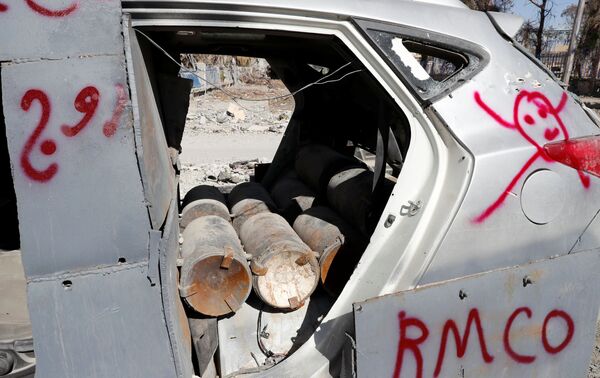 بمب در خودرویی در شهر رقه - سوریه - اسپوتنیک ایران  