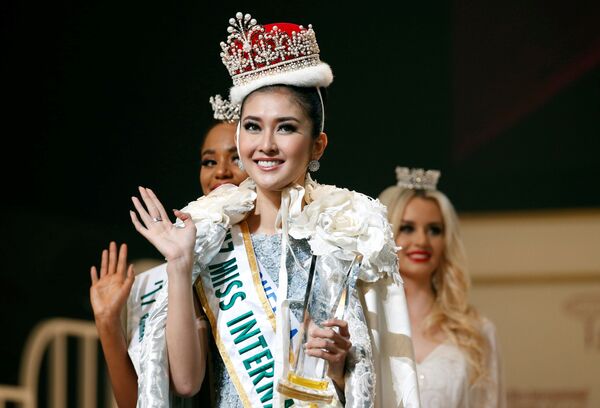 برنده مسابقه ی زیبایی دوشیزه بین الملل ۲۰۱۷ در توکیو ، کوین لیلیانا از اندونزی - اسپوتنیک ایران  