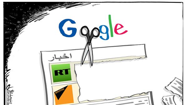گوگل نیوز اخبار ار.تی و اسپوتنیک را از کاربران پنهان می کند - اسپوتنیک ایران  