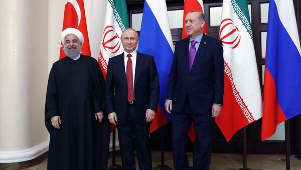 استقبال دمشق از بیانیه نهایی ایران، روسیه و ترکیه - اسپوتنیک ایران  