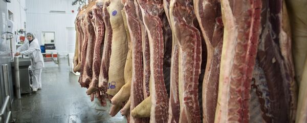 وارد شدن بزرگتربن محموله گوشت به ایران وارد شدن بزرگتربن محموله گوشت به ایران - اسپوتنیک ایران