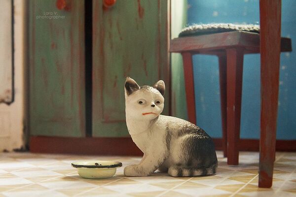 گربه ی عروسک باربی در خانه دوران شوروی - اسپوتنیک ایران  