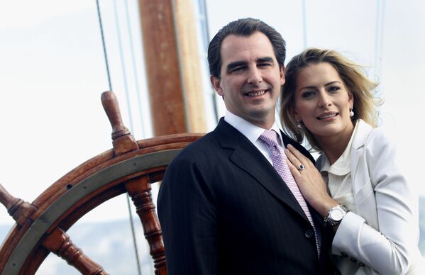 پرنس یونان و دانمارک نیکلای به همراه همسرش تاتیانا بلاتنیک - اسپوتنیک ایران  