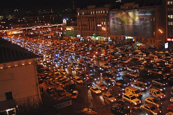 ترافیک خیابان «سادووی»،2006، مسکو - اسپوتنیک ایران  