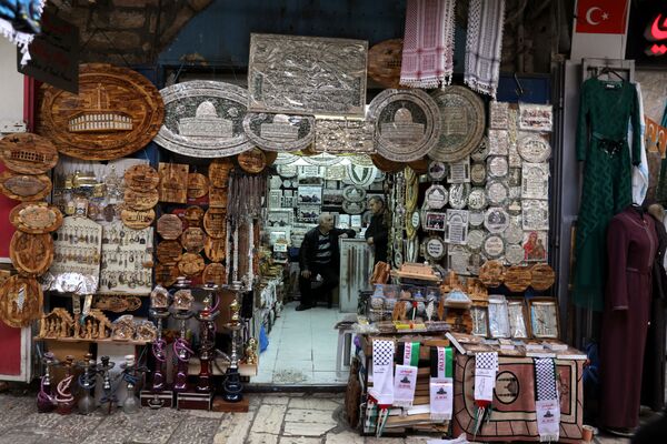 مغازه ای در بخش قدیمی شهر اورشلیم - اسپوتنیک ایران  