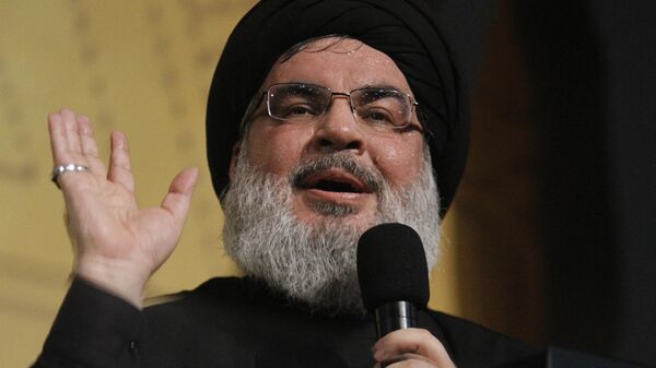 حسن نصرالله رهبر جنبش شیعه لبنانی «حزب الله» - اسپوتنیک ایران  