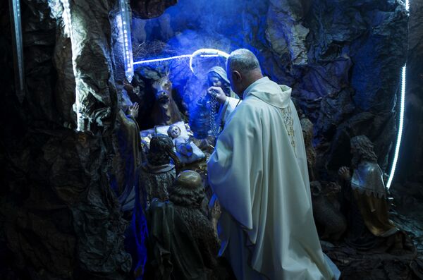 جشن میلاد مسیح در قاهره - اسپوتنیک ایران  
