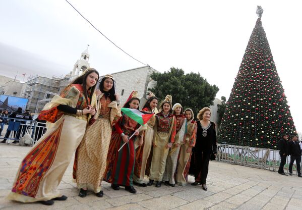 جشن میلاد مسیح در فلسطین - اسپوتنیک ایران  