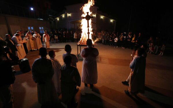 جشن میلاد مسیح در عراق - اسپوتنیک ایران  