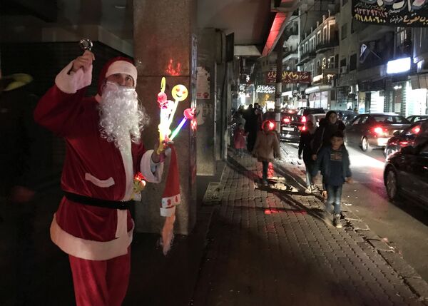 جشن کریسمس در شهر دمشق - اسپوتنیک ایران  