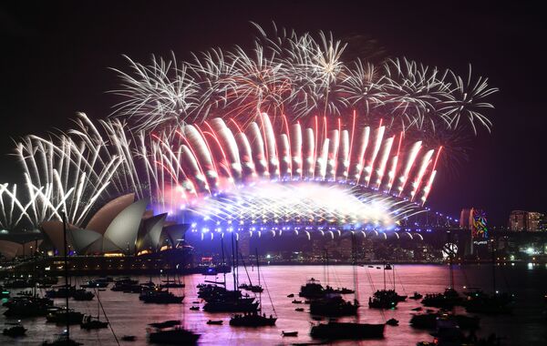 آتش بازی جشن سال نو در استرالیا - اسپوتنیک ایران  