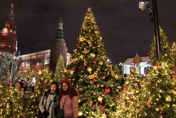 درخت کریسمس در مسکو - اسپوتنیک ایران  
