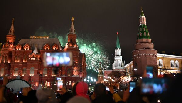 Празднование Нового года в Москве - اسپوتنیک ایران  