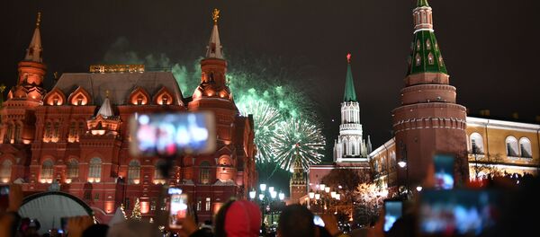 Празднование Нового года в Москве - اسپوتنیک ایران  