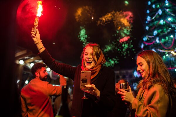 جشن سال نو در سیمفراپل - اسپوتنیک ایران  