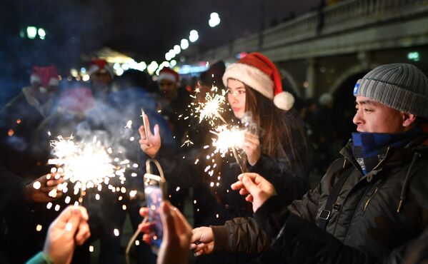 جشن سال نو در مسکو - اسپوتنیک ایران  