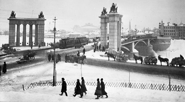 پل بارادینسکی در مسکو ۱۹۲۵ - اسپوتنیک ایران  