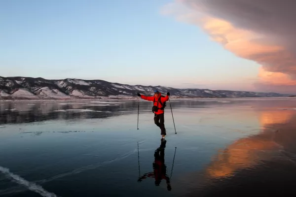 اسکی بر روی بایکال - اسپوتنیک ایران  