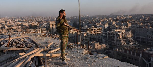 آتش بس گروه های مسلح در استان درعا در سوریه آتش بس گروه های مسلح در استان درعا در سوریه - اسپوتنیک ایران