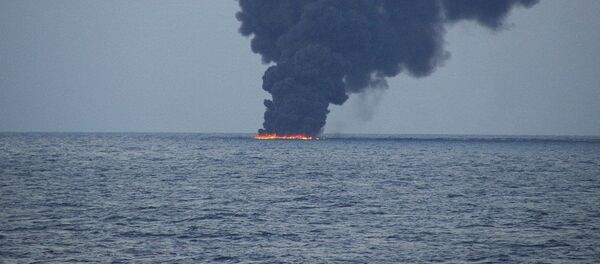 لحظه اولیه انفجار در سانچی و کشتی چینی + فیلم لحظه اولیه انفجار در سانچی و کشتی چینی + فیلم - اسپوتنیک ایران