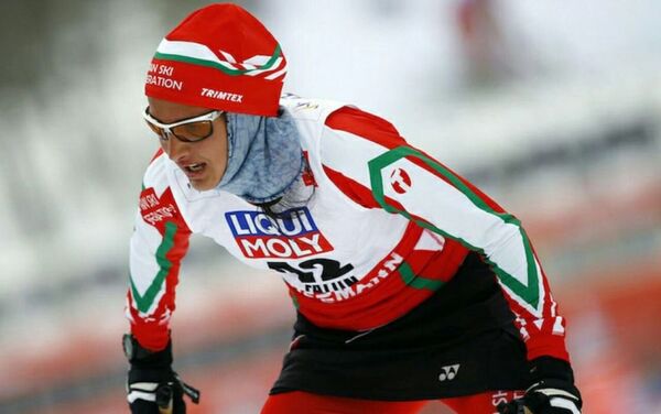 سمانه بیرامی باهر - عضو تیم ملی اسکی کراس کانتری بانوان ایران - اسپوتنیک ایران  