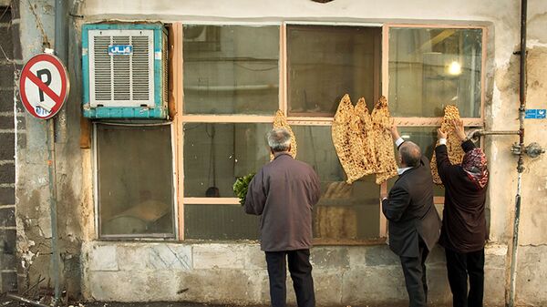 نان سنگک ایرانی - اسپوتنیک ایران  