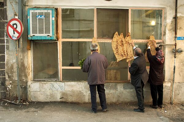 نان سنگک ایرانی - اسپوتنیک ایران  