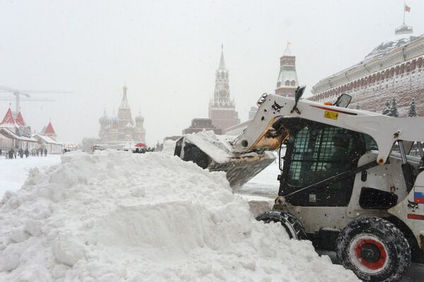 میزان بارش برف در مسکو - اسپوتنیک ایران  