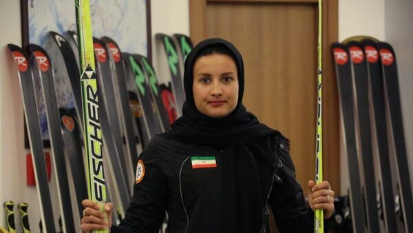 سمانه بیرامی نماینده ایران در بازیهای المپیک زمستانی 2018 - اسپوتنیک ایران  