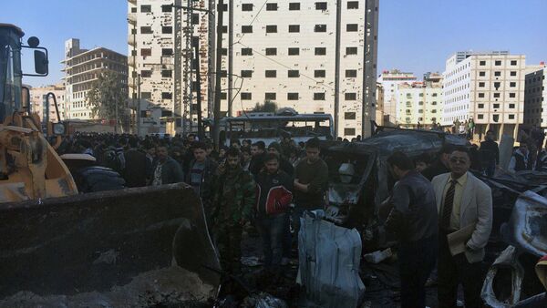 ساختمان تجاری روسیه در دمشق مورد حمله خمپاره قرار گرفت - اسپوتنیک ایران  
