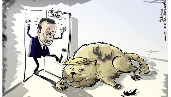 اردوغان: اقدامات آمریکا در سوریه علیه ترکیه، روسیه و ایران است - اسپوتنیک ایران  