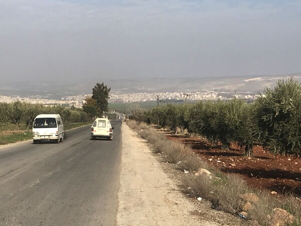 منظره شهر عفرین سوریه از  راه ورود به این شهر از حومه غربی - اسپوتنیک ایران  