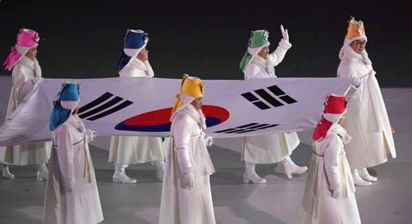 مراسم افتتاحیه بازی های المپیک 2018 کره جنوبی - اسپوتنیک ایران  