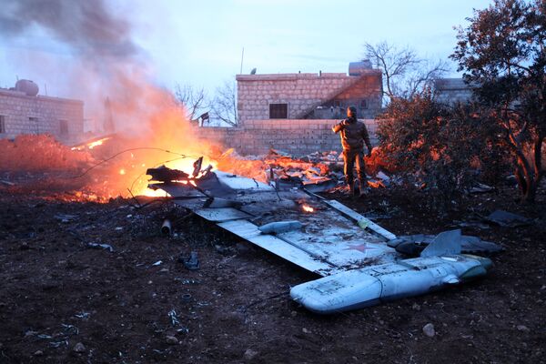 هواپیمای روسی سوخو۲۵ که در سوریه سقوط کرد - اسپوتنیک ایران  
