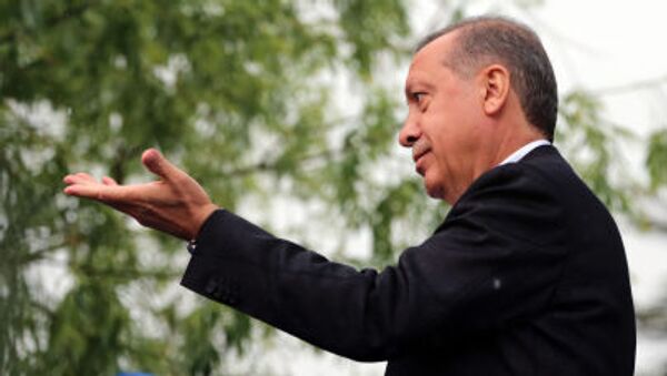 Президент Турции Реджеп Тайип Эрдоган в преддверии предстоящих всеобщих выборов в Анкаре, Турция - اسپوتنیک ایران  