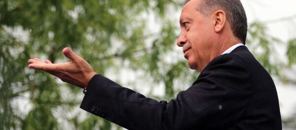 Президент Турции Реджеп Тайип Эрдоган в преддверии предстоящих всеобщих выборов в Анкаре, Турция - اسپوتنیک ایران  