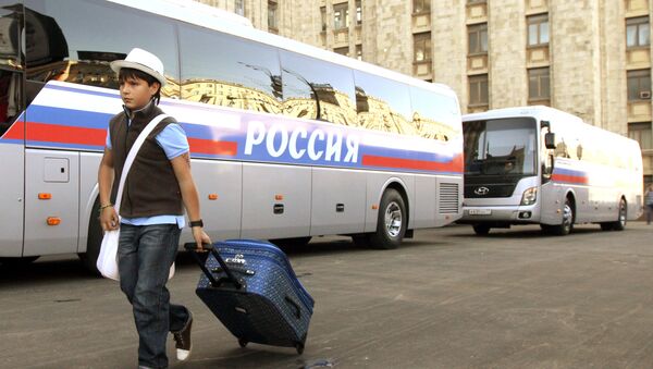تصادف اتوبوس توریستی در مسکو زخمی برجای گذاشت - اسپوتنیک ایران  