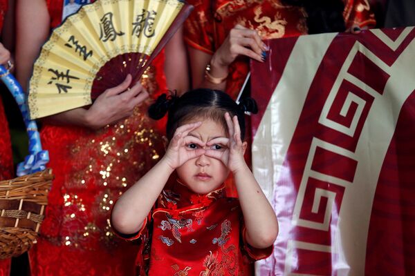 دختر تایوانی در جشن سال نو چینی - اسپوتنیک ایران  