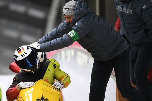 فرانچسکو فردریک و تورستن مارگیس از آلمان در المپیک زمستانی پیونگ چانگ کره جنوبی - اسپوتنیک ایران  