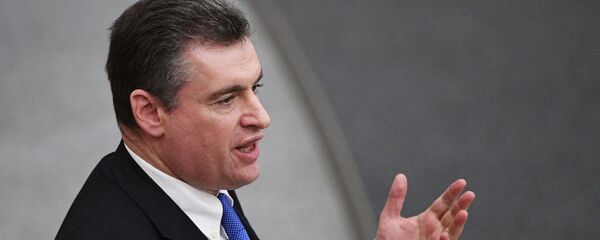 لئونید اسلوتسکی رئیس هیئت مدیره بنیاد و رئیس کمیته امور بین الملل دوما - اسپوتنیک ایران  