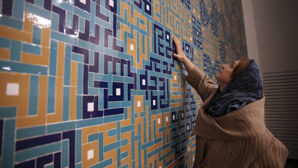 معمار روس خانم کاترینا اسپریدونوفدر مسجد ولیعصر تهران - اسپوتنیک ایران  