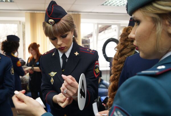 شرکت کنندگان کنکور « ملکه زیبایی درجه داران» در کراسنودار روسیه - اسپوتنیک ایران  
