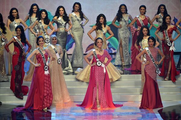 شرکت کنندگان کنکور ملکه زیبایی 2018 اندونزی - اسپوتنیک ایران  